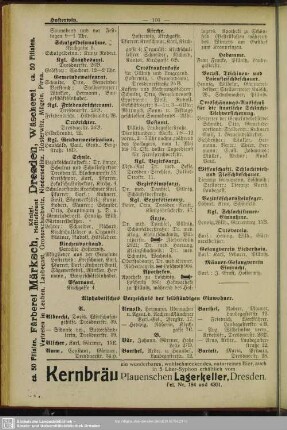 Einwohnerverzeichnis : Alphabetisches Verzeichnis der selbständigen Einwohner