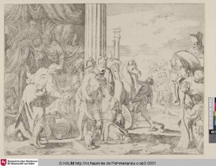 Tod der Heiligen Justina