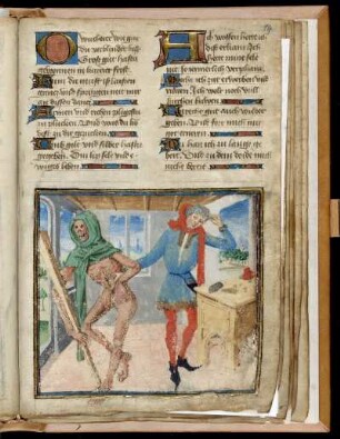 14r. Tod mit Trumscheit; Wucherer