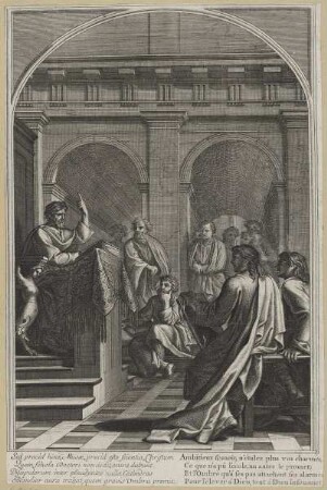 Bildnis des Heiligen Bruno (Theologie in der Schule von Reims lehrend)