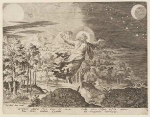 Vierter Tag: Gott erschafft Sonne, Mond und Sterne