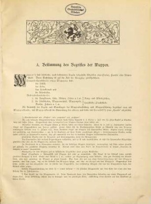 Heraldisches Handbuch für Freunde der Wappenkunst, sowie für Künstler und Gewerbetreibende