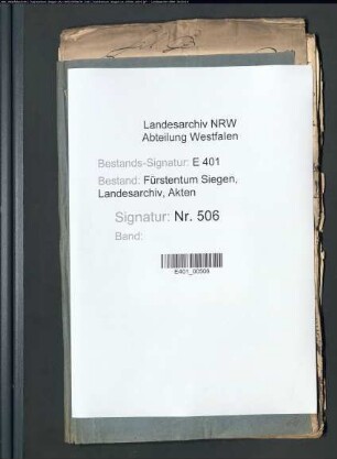 Landesadministration des katholischen Landesteils des Fürstentums Nassau-Siegen