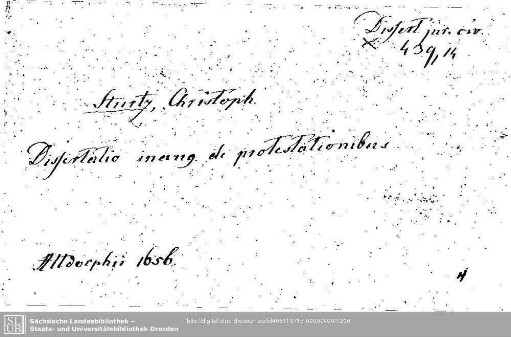 Dissertationes iuris civilis 0439,14