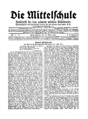 Rudolf Hildebrand : Ein Wort zur 100. Wiederkehr seines Geburtstages am 13. März 1924