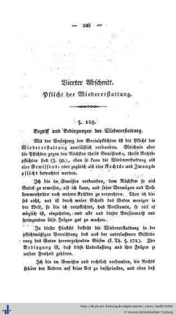 4. Abschnitt. Pflicht der Wiedererstattung.