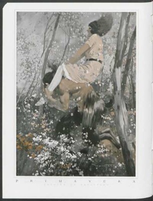 Primavera : Gouache de Zavattaro