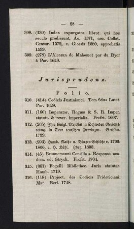28-38, Jurisprudenz