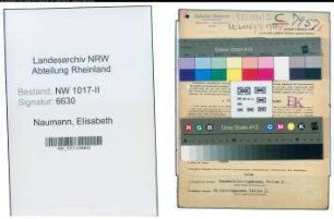 Entnazifizierung Elisabeth Naumann , geb. 12.04.1881 (Teilhaberin)