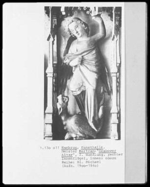 Grabower Altar — rechter Flügel, Innenseite: Heilige und Propheten — Michael