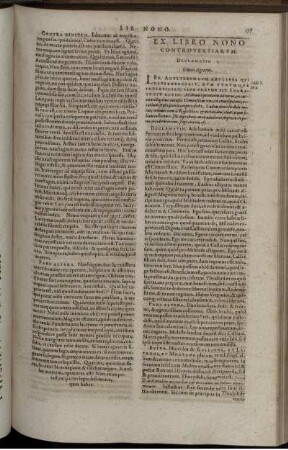 Ex Libro Nono Controversiarum