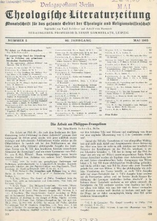 321-332 Die Arbeit am Philippus-Evangelium