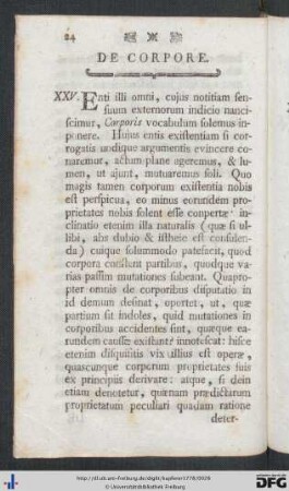 De Corpore.