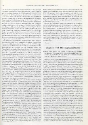 830-831 [Rezension] Stritzky, Maria-Barbara von, Studien zur Überlieferung und Interpretation des Vaterunsers in der frühchristlichen Literatur