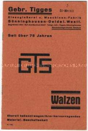 Walzen für die Bodenbearbeitung