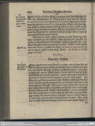 XXXVI. Von der Hellen