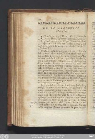De La Direction d'Intention.