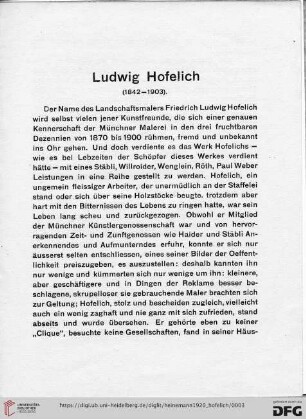 Ludwig Hofelich (1842-1903)