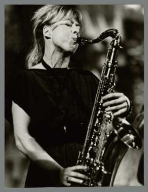 Janie : Portrait der Saxophonistin Janie beim Jazz Jamboree Warschau 1983