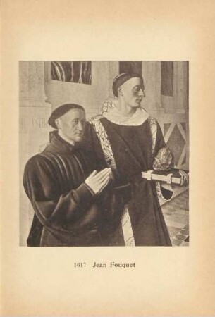 Jean Fouquet. Estienne Chevalier mit dem heiligen Stephan. 1617