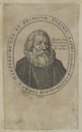 Bildnis des Iohann Harpprecht