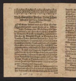 1v-4r, Der Durchleuchtigen und Hochgebornen Fürsten und Herrn...