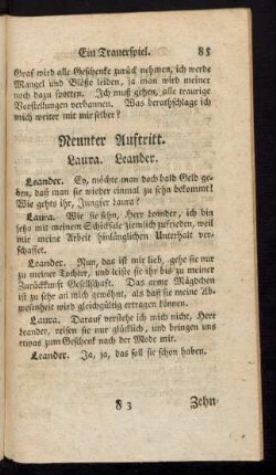 Neunter Auftritt. Laura. Leander.