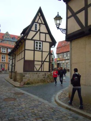 Quedlinburg - Finkenherd : Am Finkenherd, aufgenommen in Quedlinburg am 27. April 2014. Foto Uwe Gerig