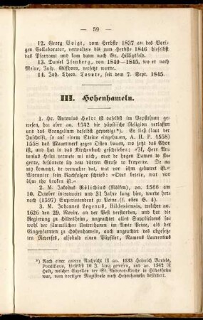 III. Hohenhameln