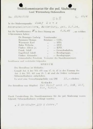 Lanz, Josef
