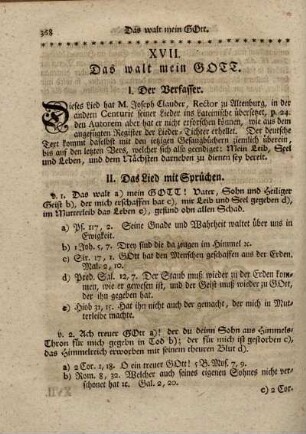 XVII. Das walt mein GOtt.
