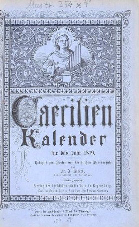Caecilien-Kalender : für das Jahr. 4, 4. 1879