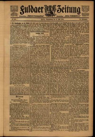 Ausgabe vom Donnerstag, den 04. Juli 1907.