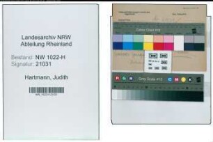 Entnazifizierung Judith Hartmann , geb. 00.00.0000 (Kaufmaennnische Angestellte)