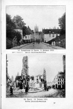 57. Hauptstraße in Ypern. 2. Februar 1914.