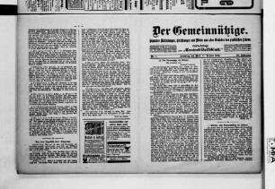 Der Gemeinnützige. 1898-1914