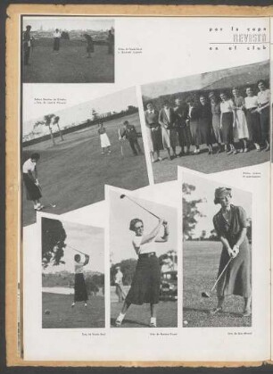 Revista "Anales", por la copa en el club de golf - [Ilustración]