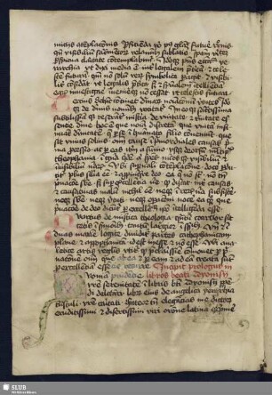 Prologus in libros beati Dyonisii
