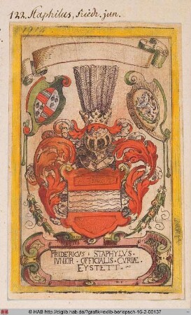Wappen des Friedrich Staphylus