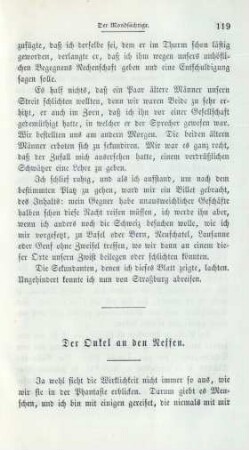 Der Onkel an den Neffen