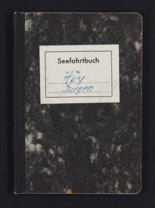 Jürgen Hey - Bundesrepublik Deutschland 5. Seefahrtsbuch Nr. 4957/70