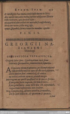 Greorgii Nazianzeni Theologi
