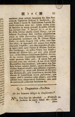 55-63, 7. Dogmatico-Practica