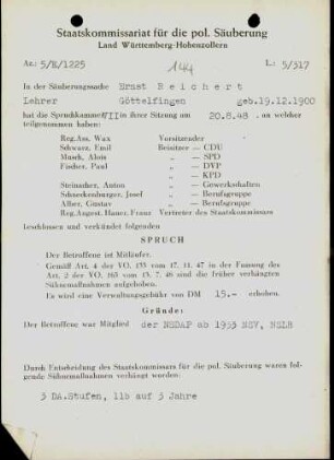 Reichert, Ernst