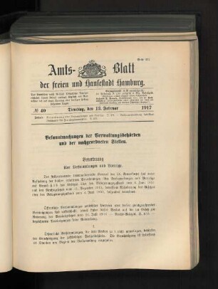 No. 40, 13. Februar 1917