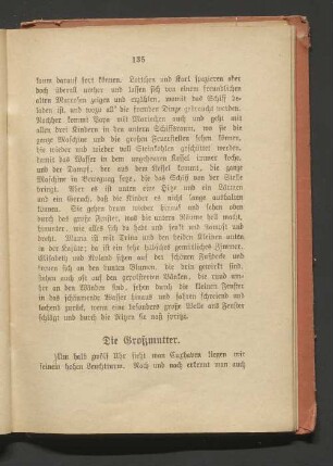 Die Großmutter.