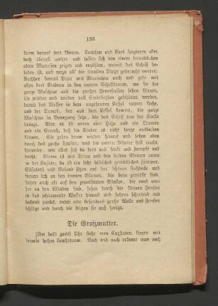 Die Großmutter.