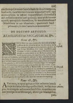 De decimo articulo. Remissionem Peccatorum, etc.