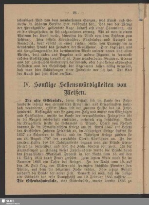 IV. Sonstige Sehenswürdigkeiten von Meißen