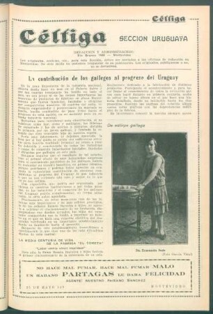 La contribución de los gallegos al progreso del Uruguay